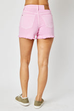 Load image into Gallery viewer, Pink Out Fray Hem Judy Blue Shorts