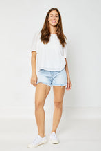 Load image into Gallery viewer, Frayed Hem Judy Blue Dad Shorts