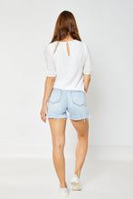 Load image into Gallery viewer, Frayed Hem Judy Blue Dad Shorts