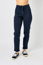 Load image into Gallery viewer, Navy Dyed Jogger Judy Blue 💙