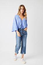 Load image into Gallery viewer, Button Fly Wide Leg Crop Judy Blue 👖