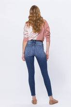 Load image into Gallery viewer, Hi-Rise Button Fly Skinny Judy Blue