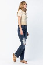Load image into Gallery viewer, Contrast Destroyed Slim Bootcut Judy Blue