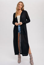 Load image into Gallery viewer, Hoodie Maxi Cardigan
