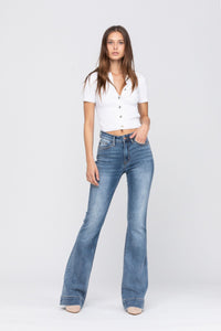 Mid-Rise Trouser Flare