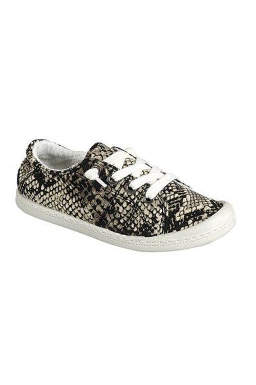 Low Top Lace Up Sneakers Ladies