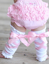 Load image into Gallery viewer, Pink Ballet Bow Leg Warmers
