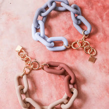 Load image into Gallery viewer, Two-Tone Chunky Linked Chain Bracelet