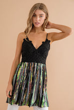 Load image into Gallery viewer, Bralette Sequin Cami Tunic Top