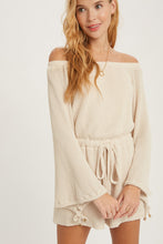 Load image into Gallery viewer, It’s Almost Friday Waffle Knit Romper