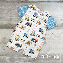 Load image into Gallery viewer, Construction Cutie Romper