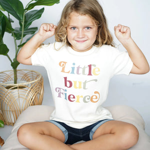 Little But Fierce Cotton Toddler T-Shirt